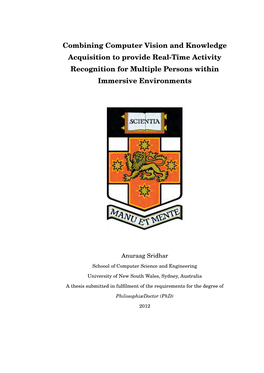 Combining Computer Vision and Knowledge Acquisition to Provide Real-Time Activity Recognition for Multiple Persons Within Immersive Environments