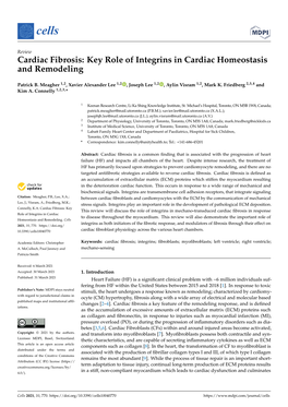 Cardiac Fibrosis: Key Role of Integrins in Cardiac Homeostasis and Remodeling