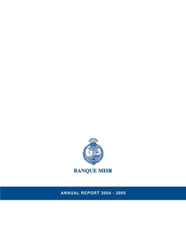 Annaulreport MISR BANK 2004-2005.Pdf