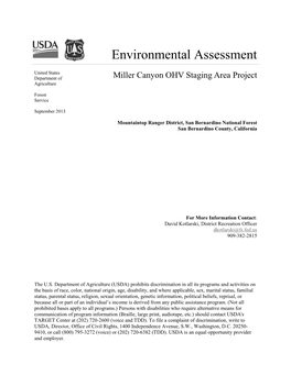 Environmental Assessment