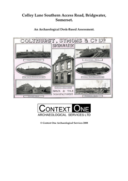 Context One Archaeological Services Ltd