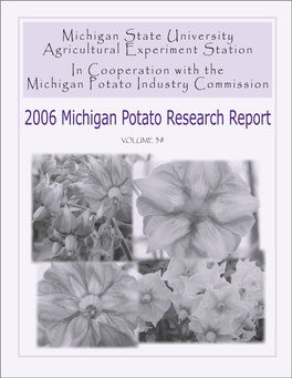 2006 Michigan Potato Research Report