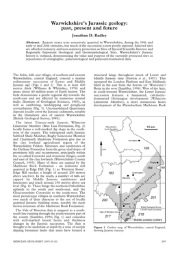 Warwickshire's Jurassic Geology