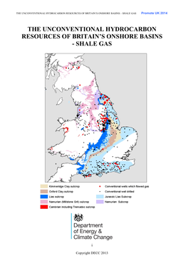 The Unconventional Hydrocarbon Resources of Britain's Onshore Basins