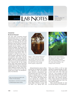 Summer 2009 Gems & Gemology Lab Notes