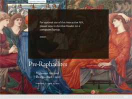 NGA | Pre-Raphaelites: Victorian Art and Design, 1848-1900