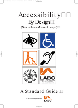 Accessibility by Design (Now Includes Means of Escape)