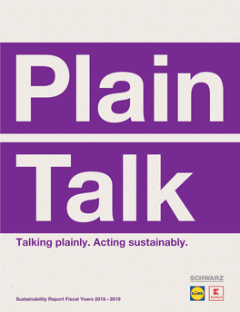 Talking Plainly. Acting Sustainably