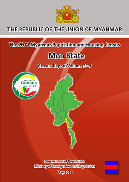 Mon State Census Report Volume 3–J (Mon) 20 Total Population Urban Rural Single Years of Age Both Sexes Male Female Both Sexes Male Female Both Sexes Male Female