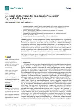 Glycan-Binding Proteins