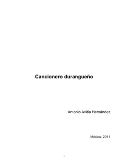 Cancionero Durangueño