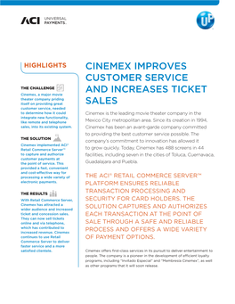 Cinemex Expands Payment Options, Increasing Ticket Sales