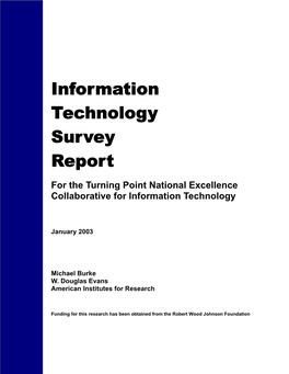 Information Technology Survey Report