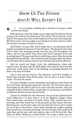 ENG60-0731 Show Us the Father and It Will Satisfy Us