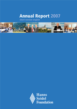 Annual Report 2007 Short Version English JB2007 Englisch.Qxd 04.06.2008 10:43 Uhr Seite 2