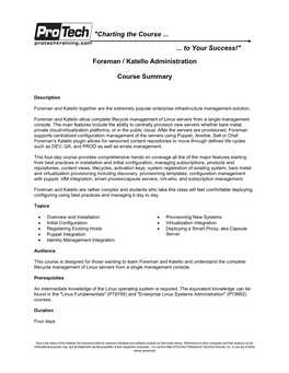 Foreman / Katello Administration