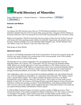 World Directory of Minorities