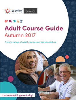 Adult Course Guide Autumn 2017