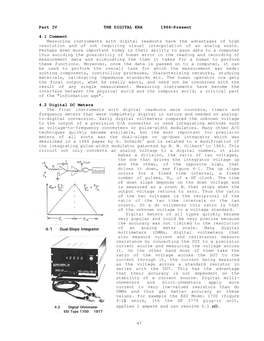 Part IV the DIGITAL ERA 1966-Present 4.1 Comment