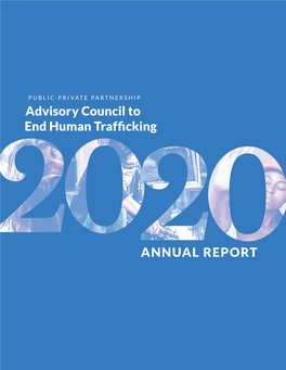 Public-Private Partnership Advisory Council to End Human Trafficking