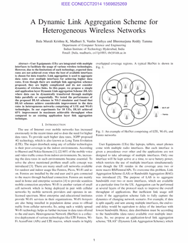 A Dynamic Link Aggregation Scheme for Heterogeneous Wireless Networks