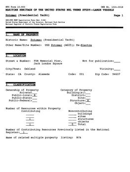 Potomac (Presidential Yacht) Page 1