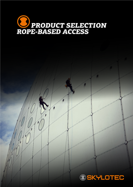 Product Selection Rope-Based Access Sirius