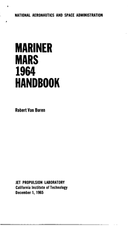 Mariner Mars 1964 Handbook