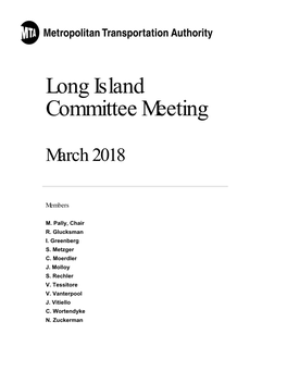 Long Island Committee Meeting