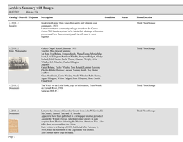 Archives Summary with Images 08/02/2019 Matches 554