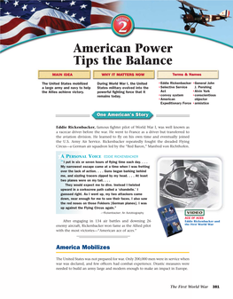 American Power Tips the Balance