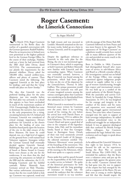 Roger Casement: the Limerick Connections
