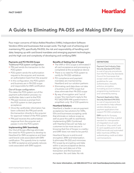 A Guide to Eliminating PA-DSS and Making EMV Easy