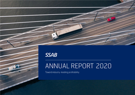 ANNUAL REPORT 2020 Toward Industry-Leading Proﬁtability BUSINESS REVIEW SUSTAINABILITY REPORT CORPORATE GOVERNANCE REPORT FINANCIAL REPORTS 2020