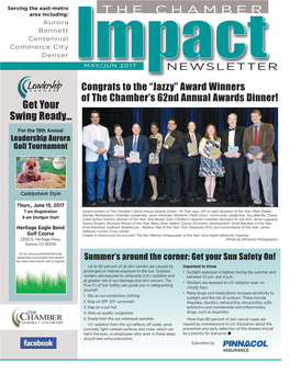 THE CHAMBER Aurora Bennett Centennial Commerce City Denver MAY/JUN 2017 NEWSLETTER