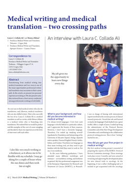 Medical Writing and Medical Translation – Two Crossing Paths