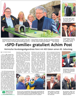 Gratuliert Achim Post