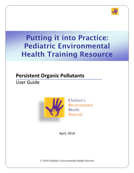 Persistent Organic Pollutants User Guide
