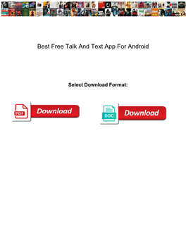 Best Free Talk and Text App for Android