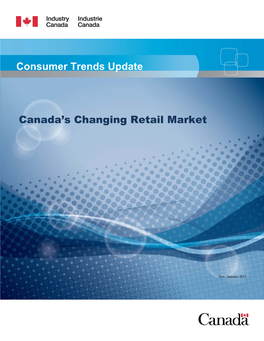 Consumer Trends Update Canada's Changing Retail Market
