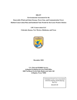 Draft Environmental Assessment for The