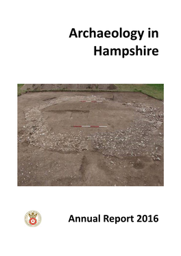 Archaeology in Hampshire for 2016