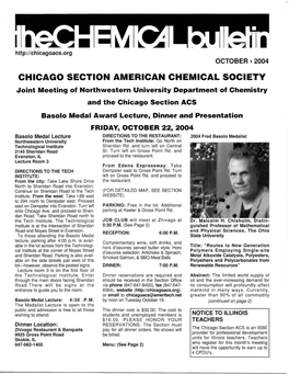 Chicago Section American Chemical Society