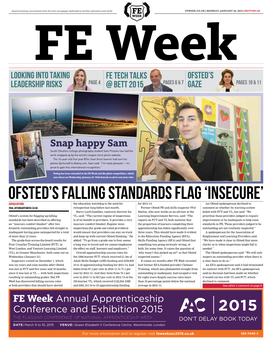 Ofsted's Falling Standards Flag 'Insecure'