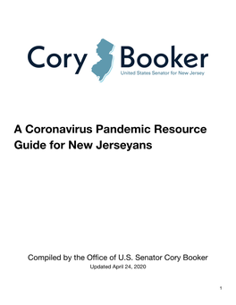 A Coronavirus Pandemic Resource Guide for New Jerseyans