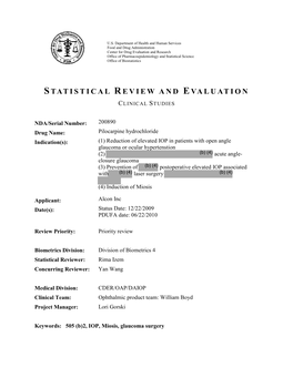 200890 Pilocarpine Clinical P