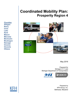 Coordinated Mobility Plan: Prosperity Region 4