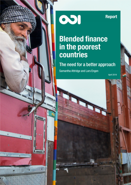 Blended Finance in the Poorest Countries