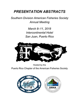 2018 Southern Division Spring Meeting, San Juan, Puerto Rico