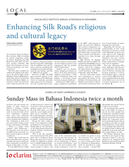 Enhancing Silk Road's Religious and Cultural Legacy